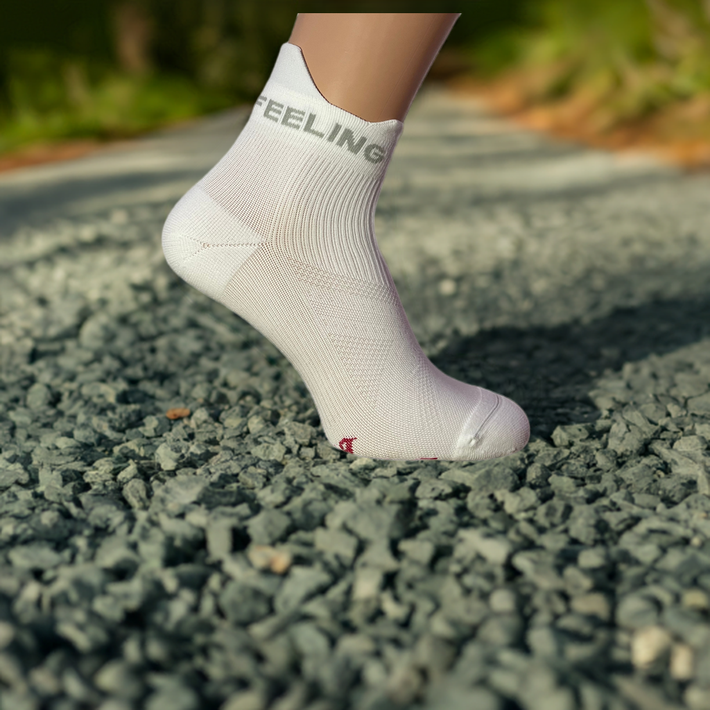 Neurofeeling Mini - Crew Socken Weiß