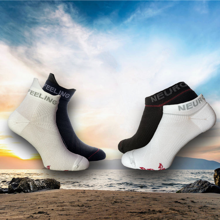 NeuroFeeling - Premium Funktionssocken für Alltag, Laufen, Golf, Wandern, Tennis, Radfahren und viele Sportarten mehr