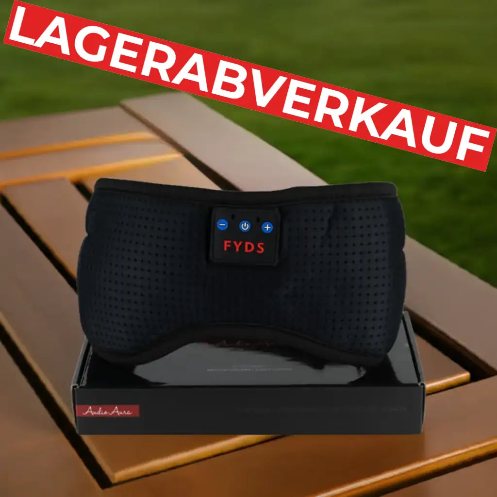 Schlafmaske auf, Meditationsmusik an – Tiefenentspannung pur.
