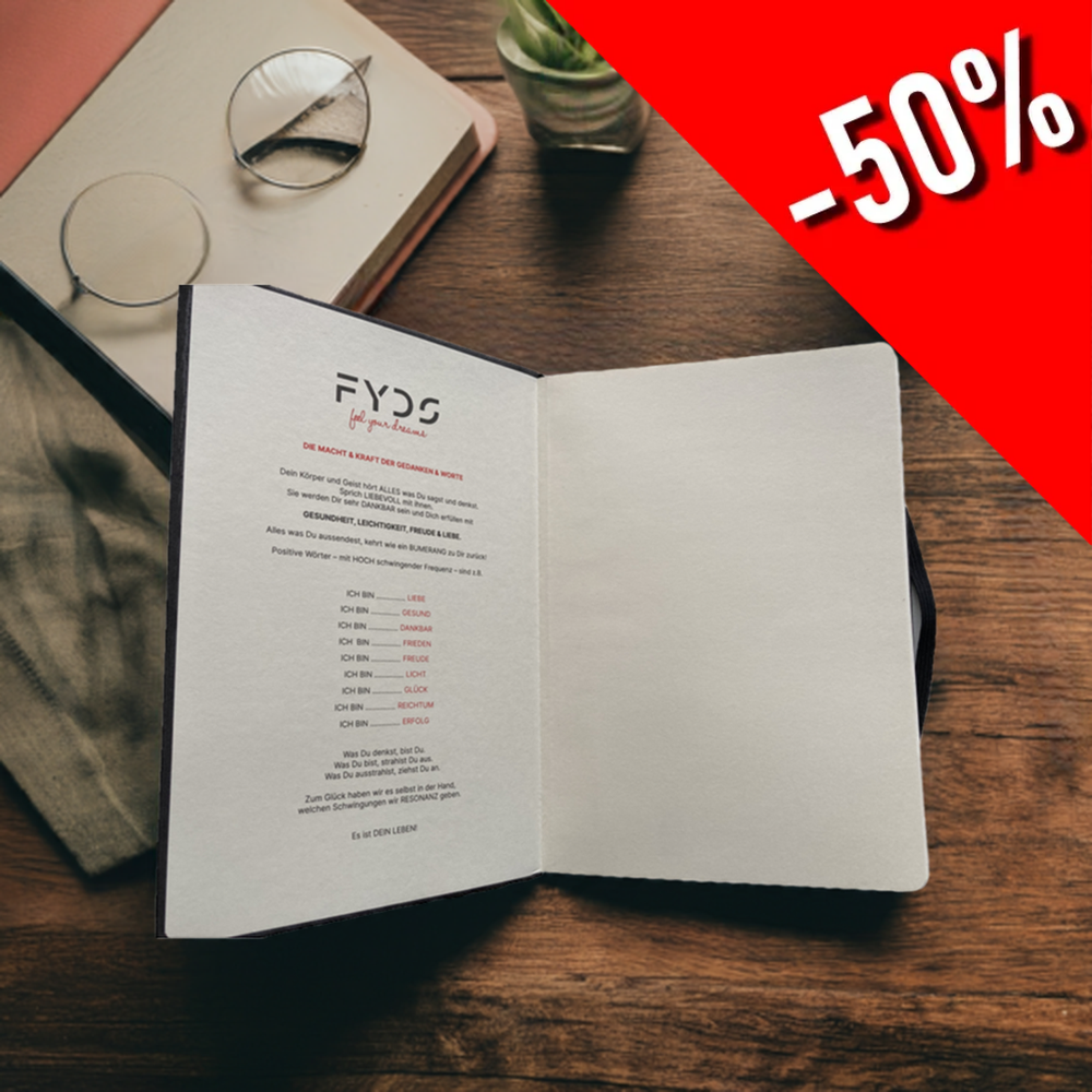 Affirmationen für deinen täglichen Gebrauch im Visionbuch