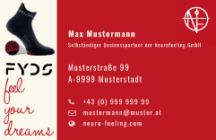 Visitenkarten - personalisiert - Neurofeeling - feel your dreams