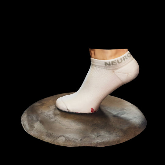 NeuroFeeling No Show Premium Funktionssocken Weiß